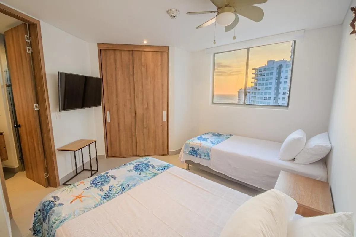 Vista Al Mar! Rodadero Zona Exclusiva - 2Hab Suite Santa Marta  Santa Marta (Magdalena)