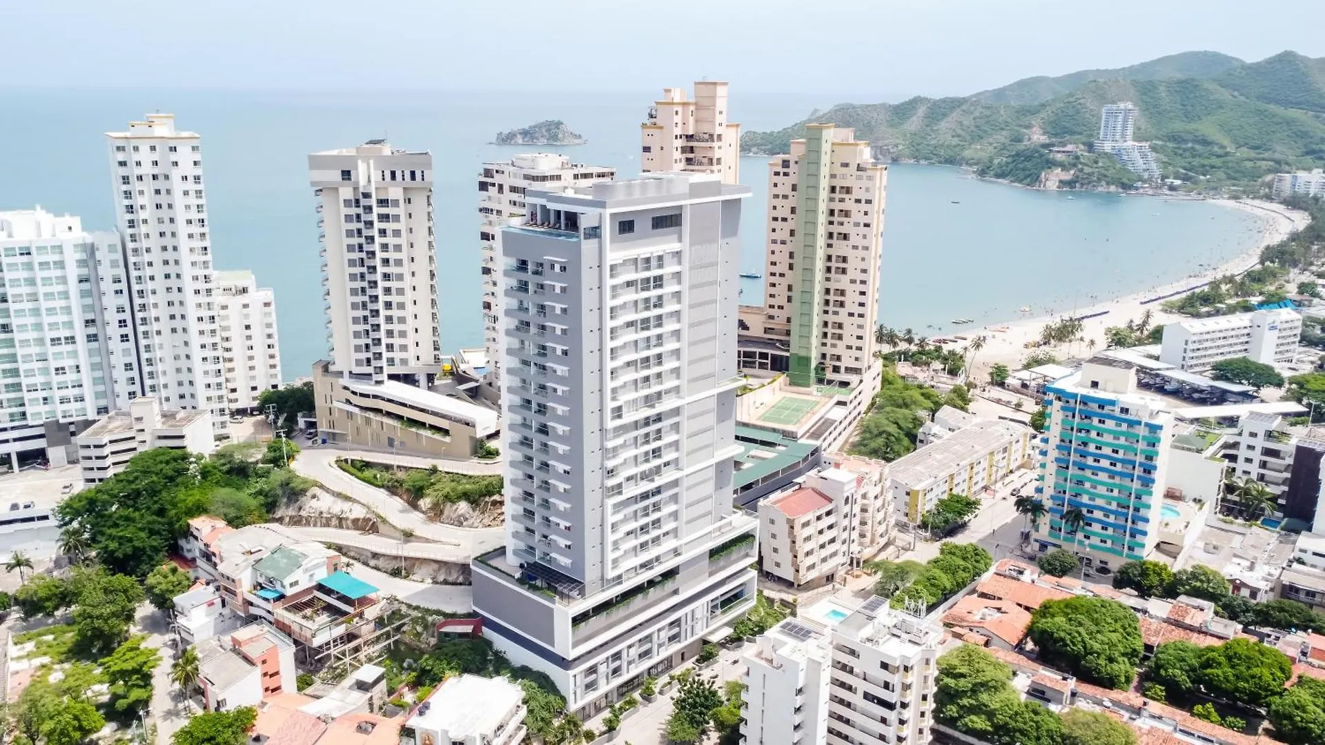 Apartment Vista Al Mar! Rodadero Zona Exclusiva - 2Hab Suite Santa Marta